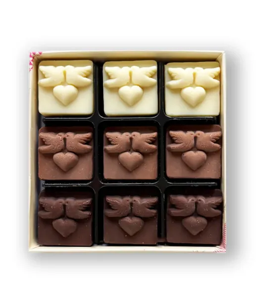 Assorted Chocolate Lovebirds